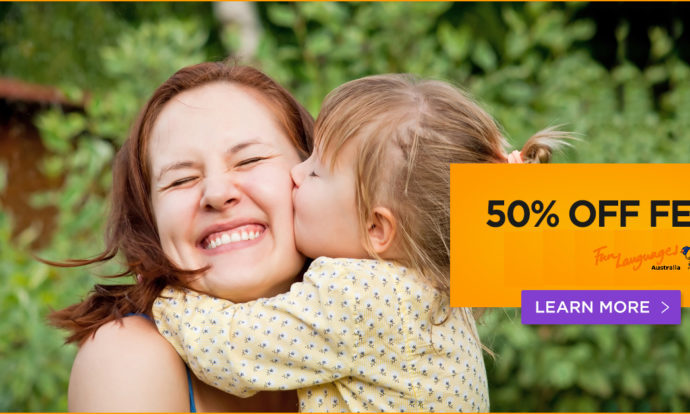 50% OFF French, Spanish, Mandarin (Chinese), Italian and German classes